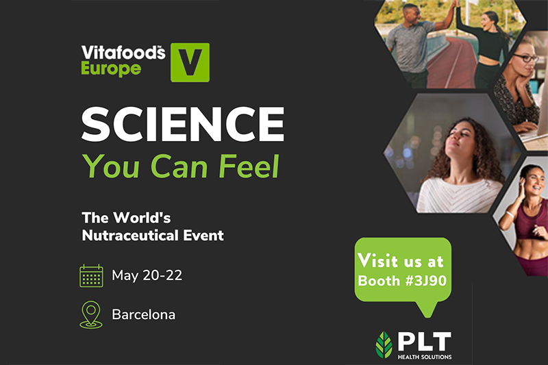 PLT Health Solutions to showcase experiential ingredients at Vitafoods Europe