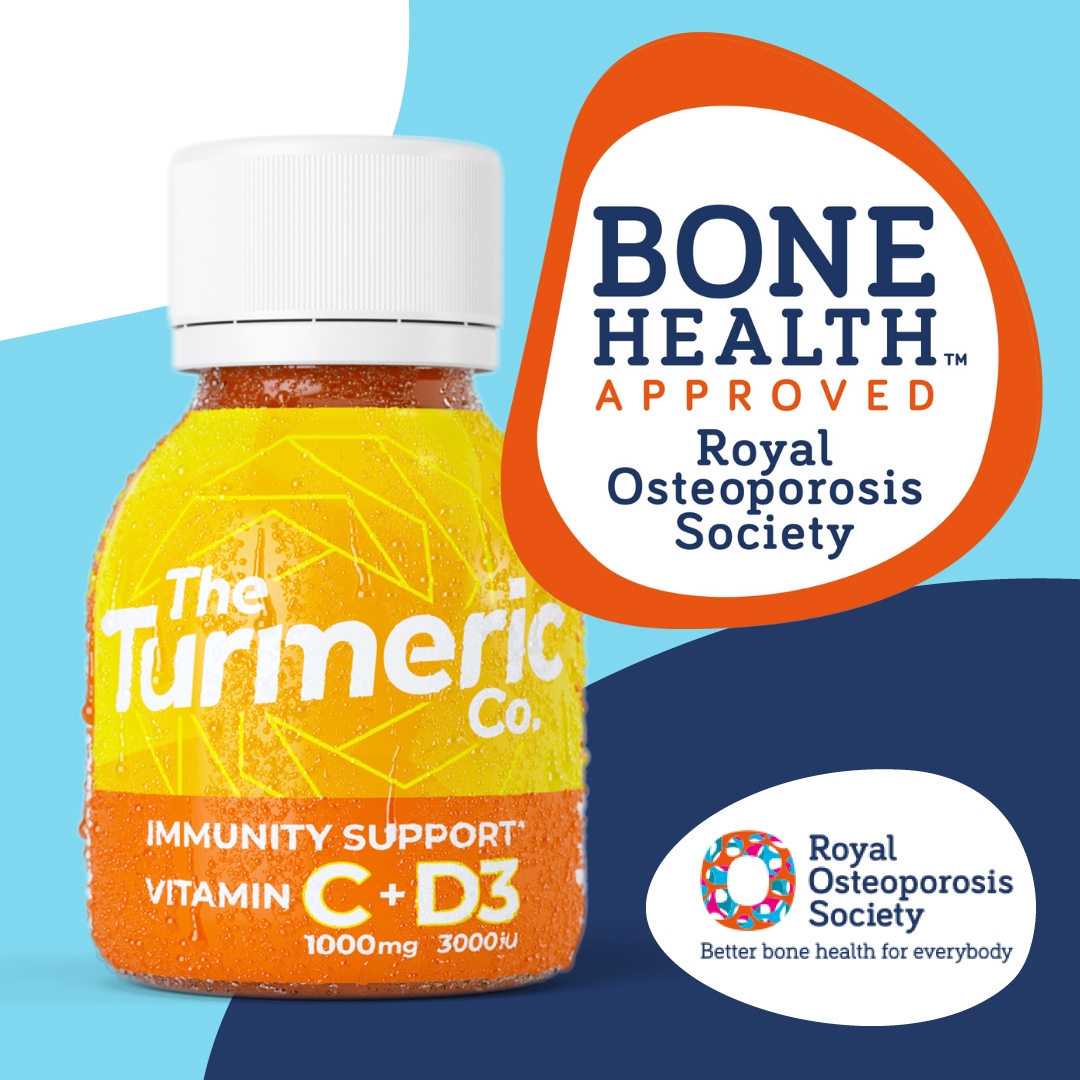 Royal Osteoporosis Society recognises The Turmeric Co. for bone health