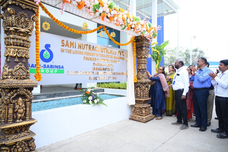 Sami-Sabinsa Group opens new nutraceutical production facility in India