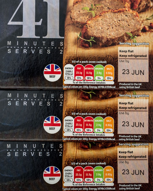 Sizing up ready meal coding trends
