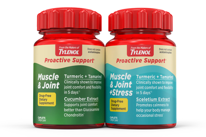 Tylenol branches into supplement industry with joint care solution, Proactive Support