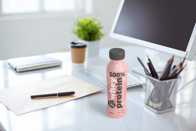 Upcycled beverage assists dairies in reducing waste