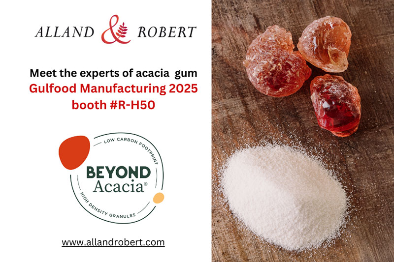 Visit Alland & Robert at Gulfood Manufacturing in Dubai – booth R-H50