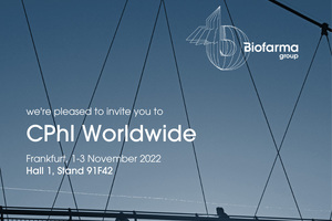 Visit Biofarma group at CPHI Frankfurt, booth 91F42