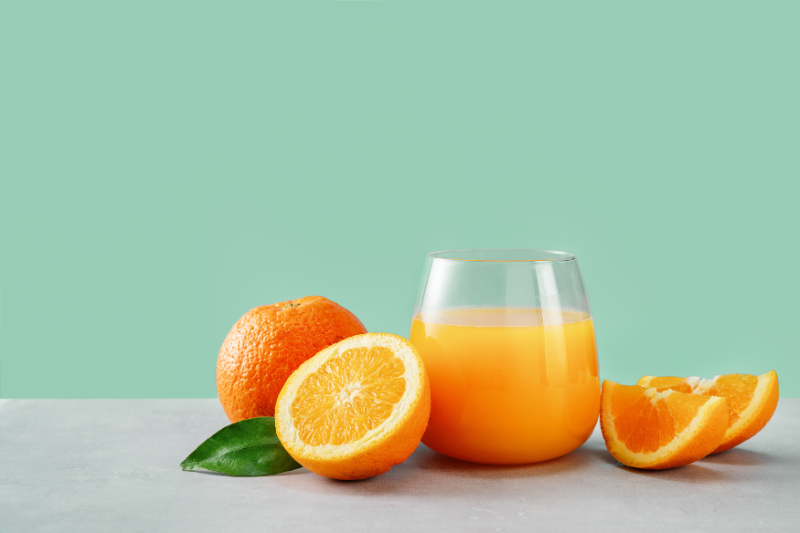 Vitamin C is better absorbed from juice rather than whole foods or supplements
