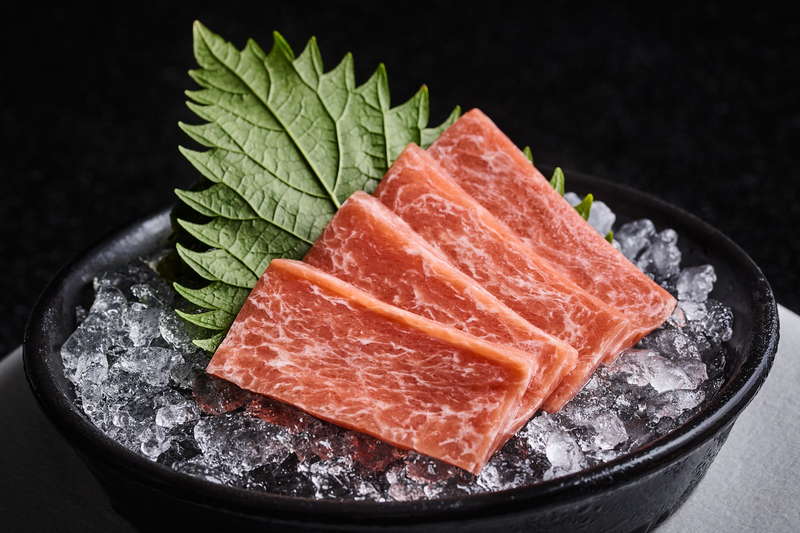 Wanda Fish unveils its cell-cultivated bluefin tuna toro sashimi