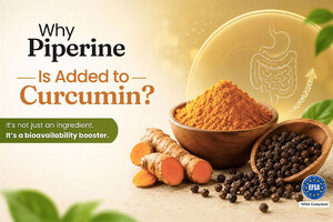 Why piperine is added to curcumin?
